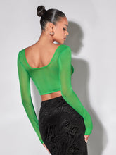 Blusa de encaje con escote en forma de corazón